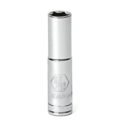 KDT80119 image(0) - GearWrench 1/4 Inch Drive 6 Point Deep SAE Socket 5/16 Inch