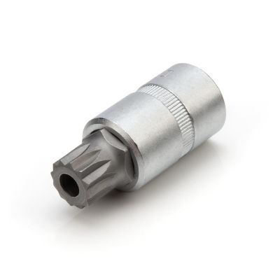 JSP95647 image(0) - J S Products (steelman) 16mm 1/2-Inch Drive 12-Point Triple Square Tamper-Proof Transmission Drain Plug Bit Socket