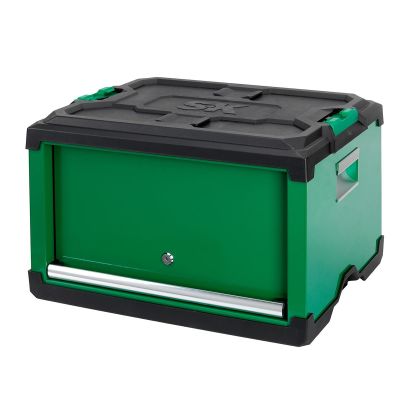 SKTSK03104 image(0) - S K Hand Tools Modular Stackable Storage Tool Box, Lift-Up Sliding Door Steel Box