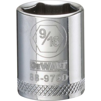 DWTDWMT88979OSP image(0) - DEWALT 001Pc 38Dr Socket-06Pt-9/16