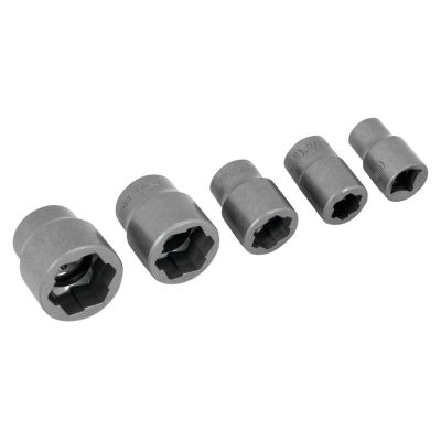 WLMW38918 image(0) - Wilmar Corp. / Performance Tool 5 Piece 3/8" Drive Bolt Extractor Set
