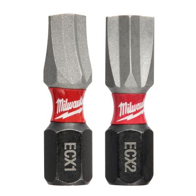 MLW48-32-4440 image(0) - Milwaukee Tool SHOCKWAVE 1" 2PC Impact ECXCombo Kit