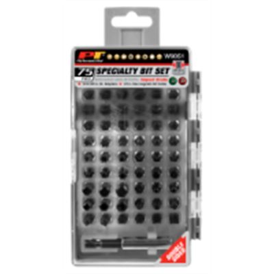 WLMW9051 image(0) - Wilmar Corp. / Performance Tool 75 Piece Impact Specialty Bit Set