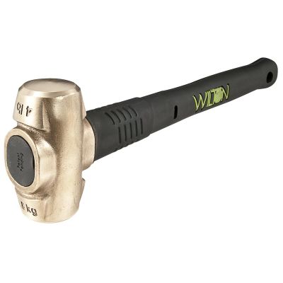 WIL90416 image(0) - Wilton 4 Lb Head, 16" B.A.S.H Brass Hammer