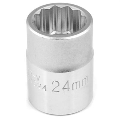 WLMW34824 image(0) - Wilmar Corp. / Performance Tool 3/4" Dr 12pt Std Socket 24mm