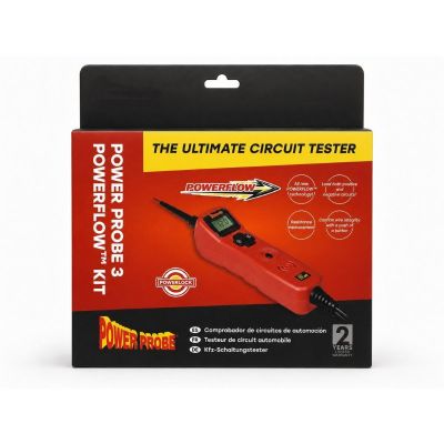 PPRPP3PFREDAS image(0) - Power Probe PP3PF Circuit Tester With PowerFlow Red, EVA Case and Accessories