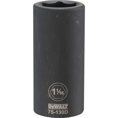 DWTDWMT75130OSP image(0) - DEWALT Dwmt 3/4In Dr Dp Im Skt 1-1/16In SAE