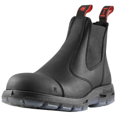 RDBUSBBKSC12 image(0) - Redback Boots USA Easy Escape 6-inch Slip-On Steel Toe Scuff Cap 12UK (13 US)