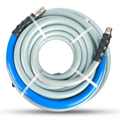 BLBPW1250-NM image(0) - BluBird BluShield Kevlar Braided Rubber Pressure Washer Hose Assembly 1/2" x 50' Non Marking