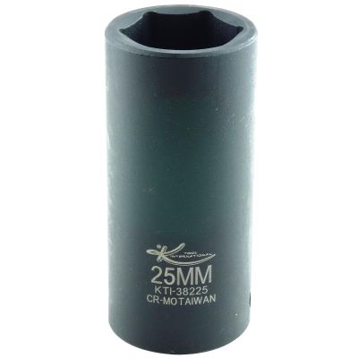 KTI38225 image(0) - K Tool International SOC 25MM 1/2D IMP 6PT DP BLK