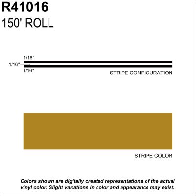 SHR41016 image(0) - SHARPLINE CONVERTING INC MS, 3/16" X 150'; Gold Metallic