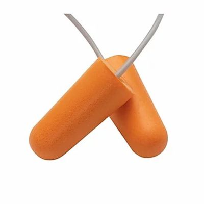 SRW67212 image(0) - Jackson Safety Earplugs - H10 Disposable - Corded - Orange - NRR 31 - (100 Pair Per Dispenser Box)