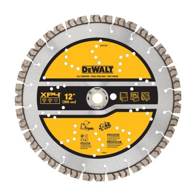 DWTDW47224 image(0) - DEWALT XP4 12" All-Purpose Segmented Diamond Blades
