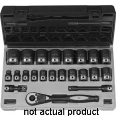 GRE82012R image(0) - Grey Pneumatic 1/2" Drive x 3/8" Standard Duo-Socket - 6 Point