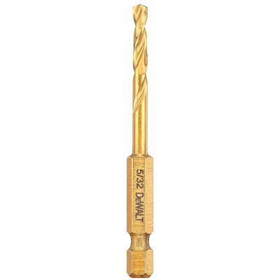 DWTDD5110 image(0) - DEWALT Impact Ready Titanium Nitride Coated Drill Bit, 5/32"