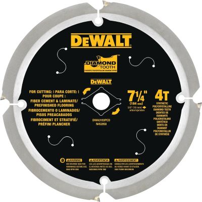 DWTDWA3193PCD image(0) - DEWALT Fiber Cement/Laminate Saw Blade, 7-1/4"