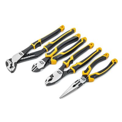 KDT82203-06 image(0) - GearWrench 4 Piece PITBULL Mixed Dual Material Plier Set