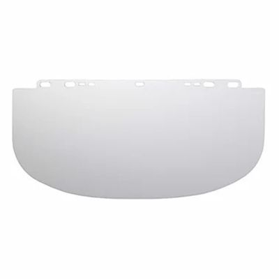 SRW29087 image(0) - Jackson Safety Replacement Windows for F20 Polycarbonate Face Shields - Clear - 8" x 15.5" x .060" - Shape D - Unbound