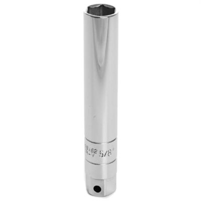 WLMW38162 image(0) - Wilmar Corp. / Performance Tool 3/8" Drive 5/8" Long Spark Plug Socket