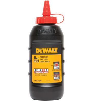 DWTDWHT47048L image(0) - DEWALT 225 gr / 8 oz. Chalk - Red