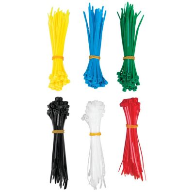 WLMW2943 image(0) - Wilmar Corp. / Performance Tool 300 Piece Cable Tie Assortment