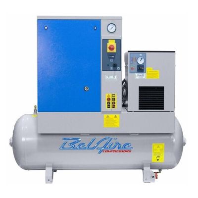 IMC4152023444 image(0) - IMC (Belaire) Rotary Screw 10 HP 208-230/460 Volt, 3 Phase 132 Gallon Horizontal Tank