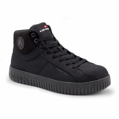 FSIAW6200-14M image(0) - AIRWALK DEUCE Mid - Men's Mid Top Shoe - CT|EH|SR - Black/Black - Size: 14 - D - (Regular)