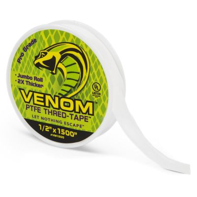 FDPVM1500-10 image(0) - Tub O' Towels VENOM PTFE Tape, 1500 x 1/2-inch