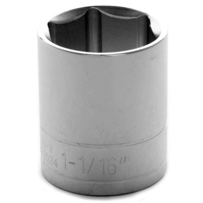 WLMW32034 image(0) - Wilmar Corp. / Performance Tool 1/2" Drive 1-1/16" 6pt Socket