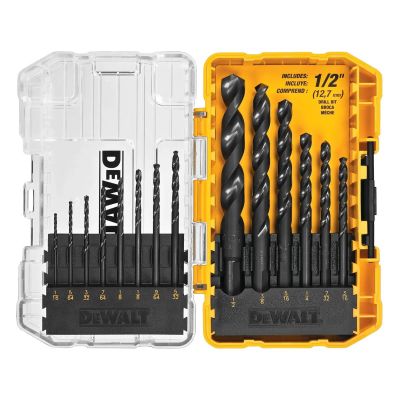 DWTDWA1184 image(0) - DEWALT Drill Bit Set, Black and Gold, 14-Piece