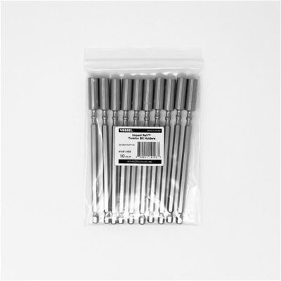 VESIBHBM150P10K image(0) - Vessel Tools IMPACT BALL Torsion Bit Holder H1/4"x150 10PC. (Bulk)