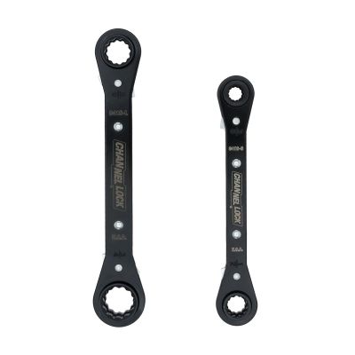 CHA841S image(0) - Channellock 841S 2 Piece SAE Ratcheting Combination Wrench Set
