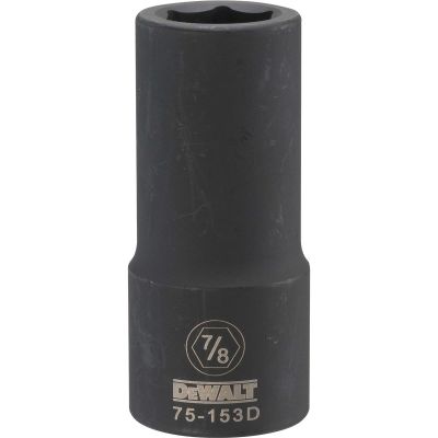 DWTDWMT75153OSP image(0) - DEWALT Dwmt 3/4In Dr Dp Im Skt 7/8In SAE