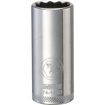 DWTDWMT74140OSP image(0) - DEWALT 001Pc 38Dr Deep Socket-12Pt-11/16