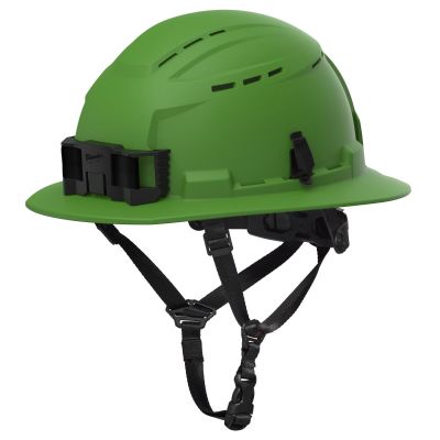 MLW48-73-1690 image(0) - Milwaukee Tool BOLT Green Full Brim Vented Safety Helmet &hyphen; Type 2, Class C