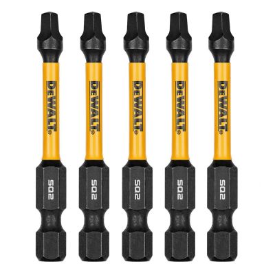 DWTDWAF2SQ2IR5 image(0) - DEWALT 2.25In Square #2 Flextorq 5Pk