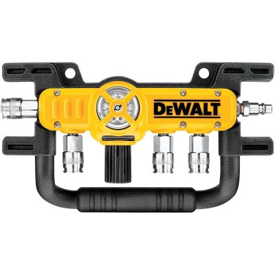 DWTD55040 image(0) - DEWALT Quadraport Air Line Splitter With Regulator