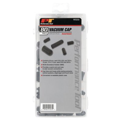 WLMW5232 image(0) - Wilmar Corp. / Performance Tool 80 Piece Vacuum Cap Assortment