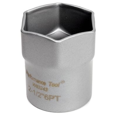 WLMW83243 image(0) - Wilmar Corp. / Performance Tool 1/2 Drive Lock Nut Socket 2-1/2"