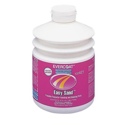 FIB421 image(0) - Fibre glass Evercoat EASY SAND 100421 Flowable Polyester Finishing and Blending Putty, 30 oz Pump, Thixotropic Liquid