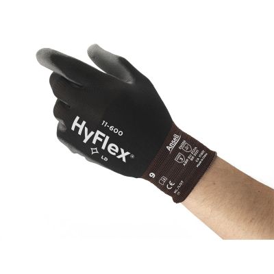 ASL205653 image(0) - Ansell GLOVE HYFLEX 11-600 LIGHT DUTY CUT RESISTANT SZ 9