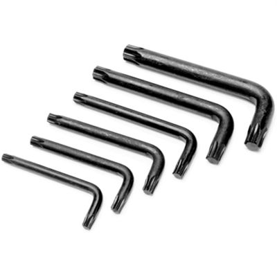 WLMW1319 image(0) - Wilmar Corp. / Performance Tool 6 Pc L-Shape Star Driver Set