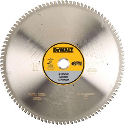 DWTDWA7889 image(0) - DEWALT 100 Teeth Aluminum Cutting 1-Inch Arbor, 14-Inch