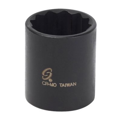 SUN318Z image(0) - SUNEX 3/8 in. Drive 12-Point Impact Socket,