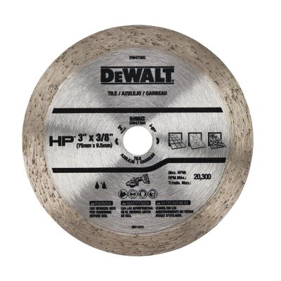 DWTDW47350 image(0) - DEWALT 3 in. Continuous HP Tile