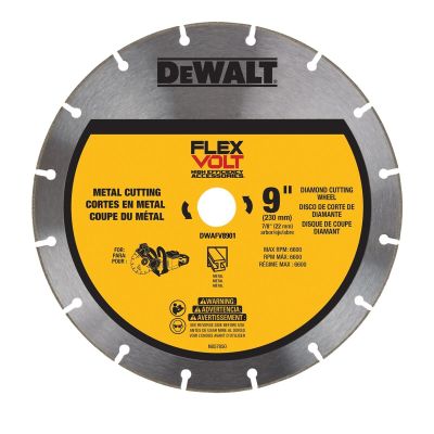 DWTDWAFV8901 image(0) - DEWALT FLEXVOLT 9 In Diamond Blade with 7/8 in Arbor (1 Pack)