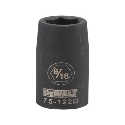 DWTDWMT75122OSP image(0) - DEWALT Dwmt 6Pt 1/2In Dr Im Skt 9/16In Sae