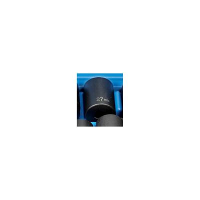GRE2127M image(0) - Grey Pneumatic 1/2" Drive x 27mm Standard - 12 Point Socket