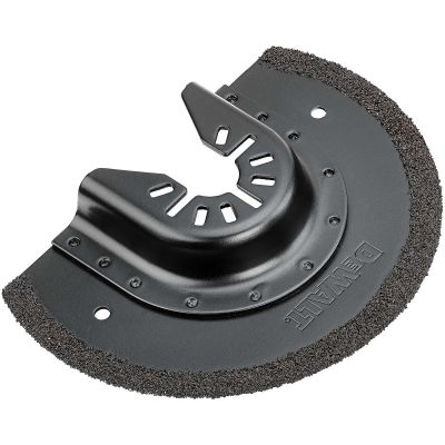 DWTDWA4219 image(0) - DEWALT 4 In Carbide Oscillating Tool Blade For Grout Removal (1 Pack)
