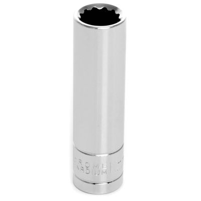 WLMW38711 image(0) - Wilmar Corp. / Performance Tool 3/8" Drive 11mm 12pt Deep Socket
